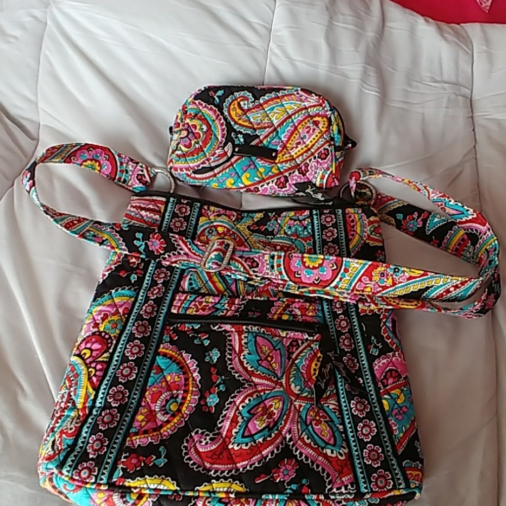Vera Bradley cross body with matching small bag